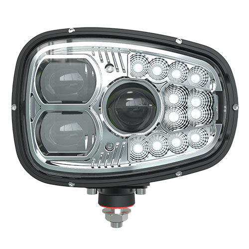 LED-es menetfény fejlámpa